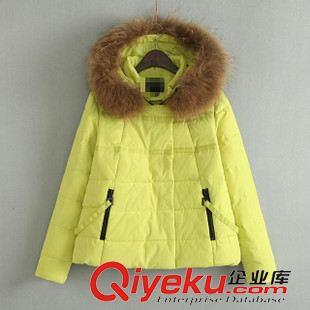 真貉子毛领飘带短款羽绒服 大码女装批发优选，厂家直销解析